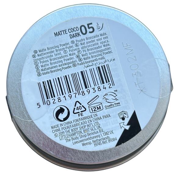 The Body Shop Coconut Bronze™ Matte Bronzing Powder 0.3oz DARK 05 NEW NLA HTF - Picture 3 of 5